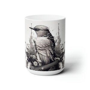 15  oz Mug for Coffee Lovers - Artistic and One-of-a-Kind Gift for Her/Him